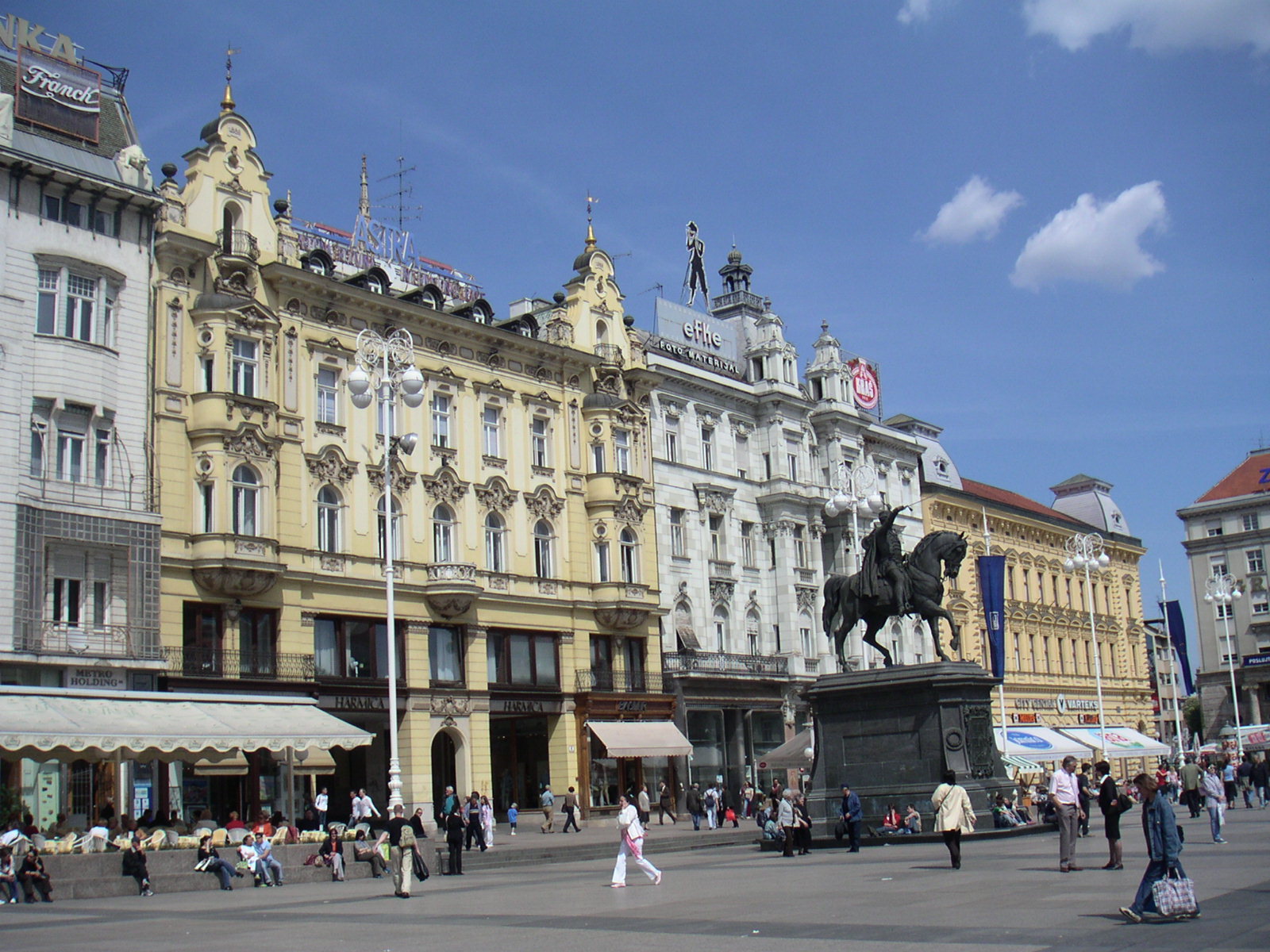 Jelacic Denkmal in Zagreb