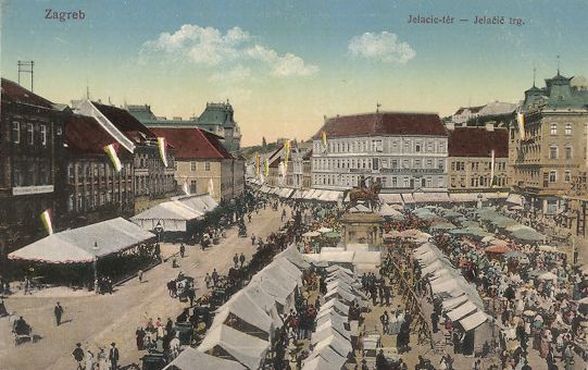 Jelacic Platz in Zagreb