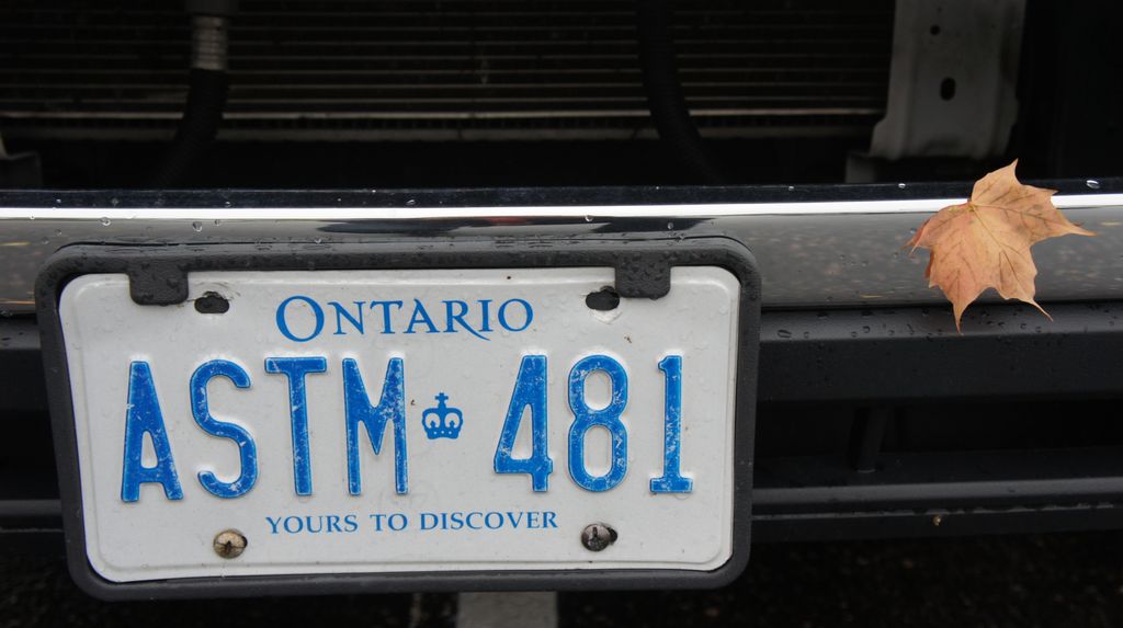 Our Licence plate