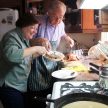 Larry & Rita preparing Thanksgiving