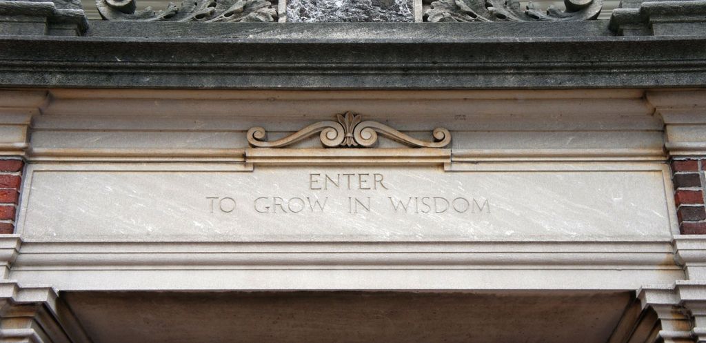 Enter to grow in wisdom!