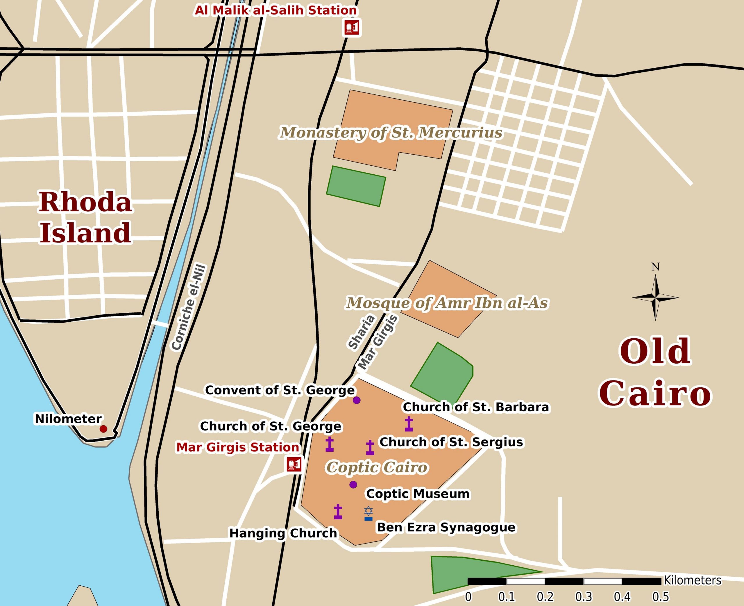 Old Cairo Map